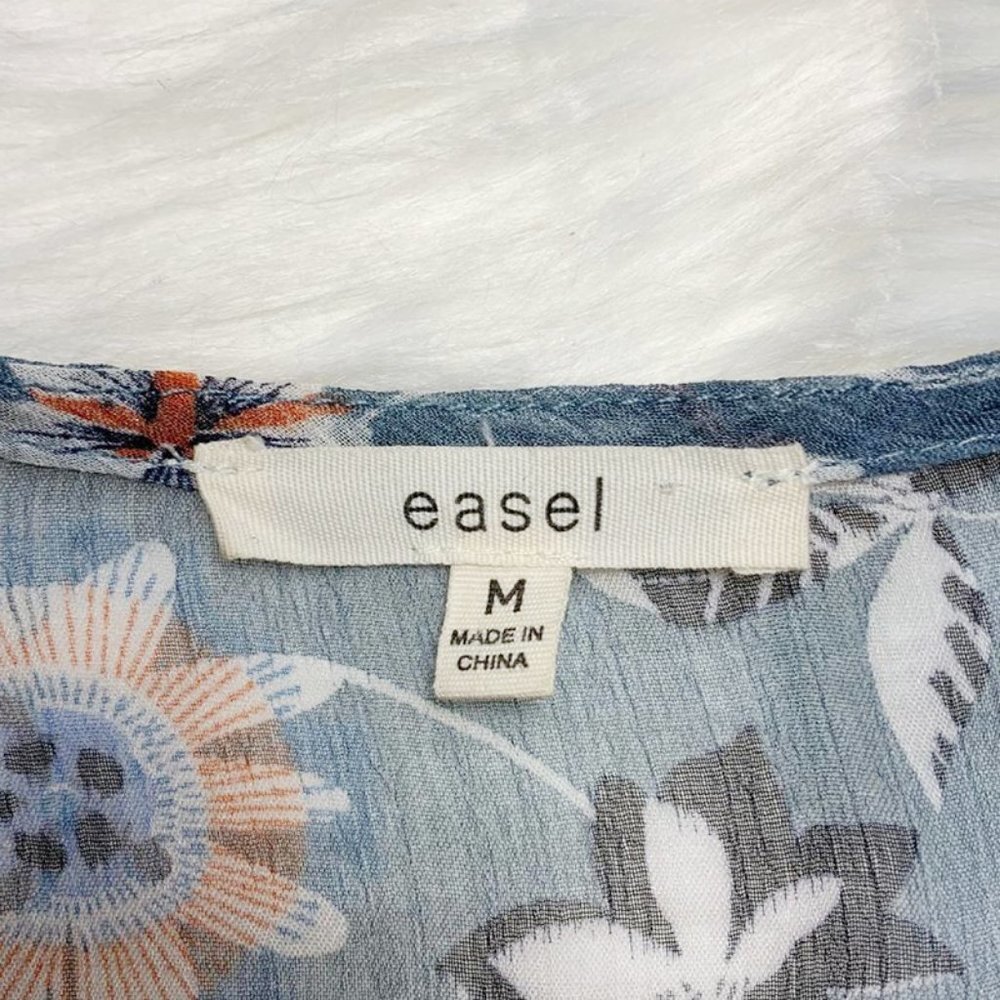EASEL Weekend Floral Print Maxi Vest - Picture 8 of 8